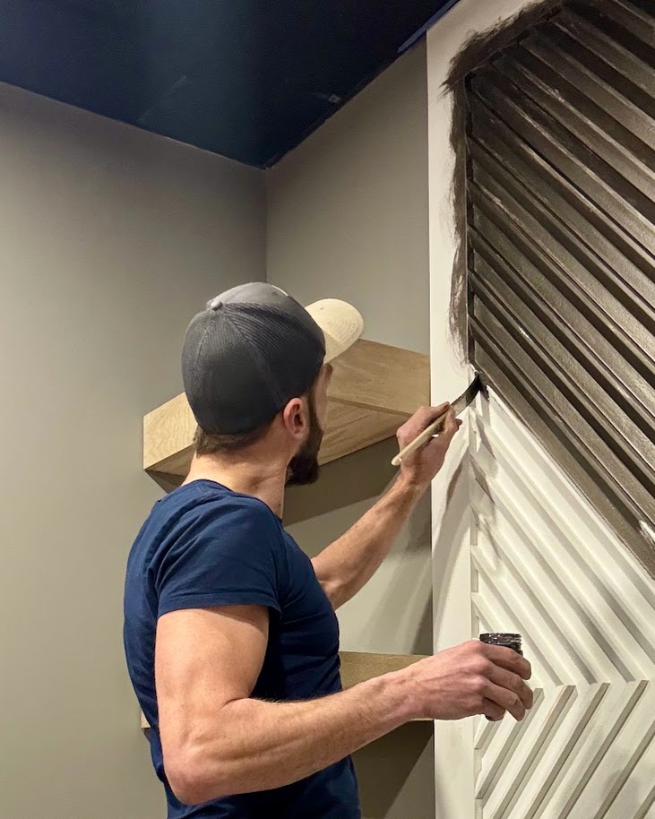 Finished basement project by All Island Painters