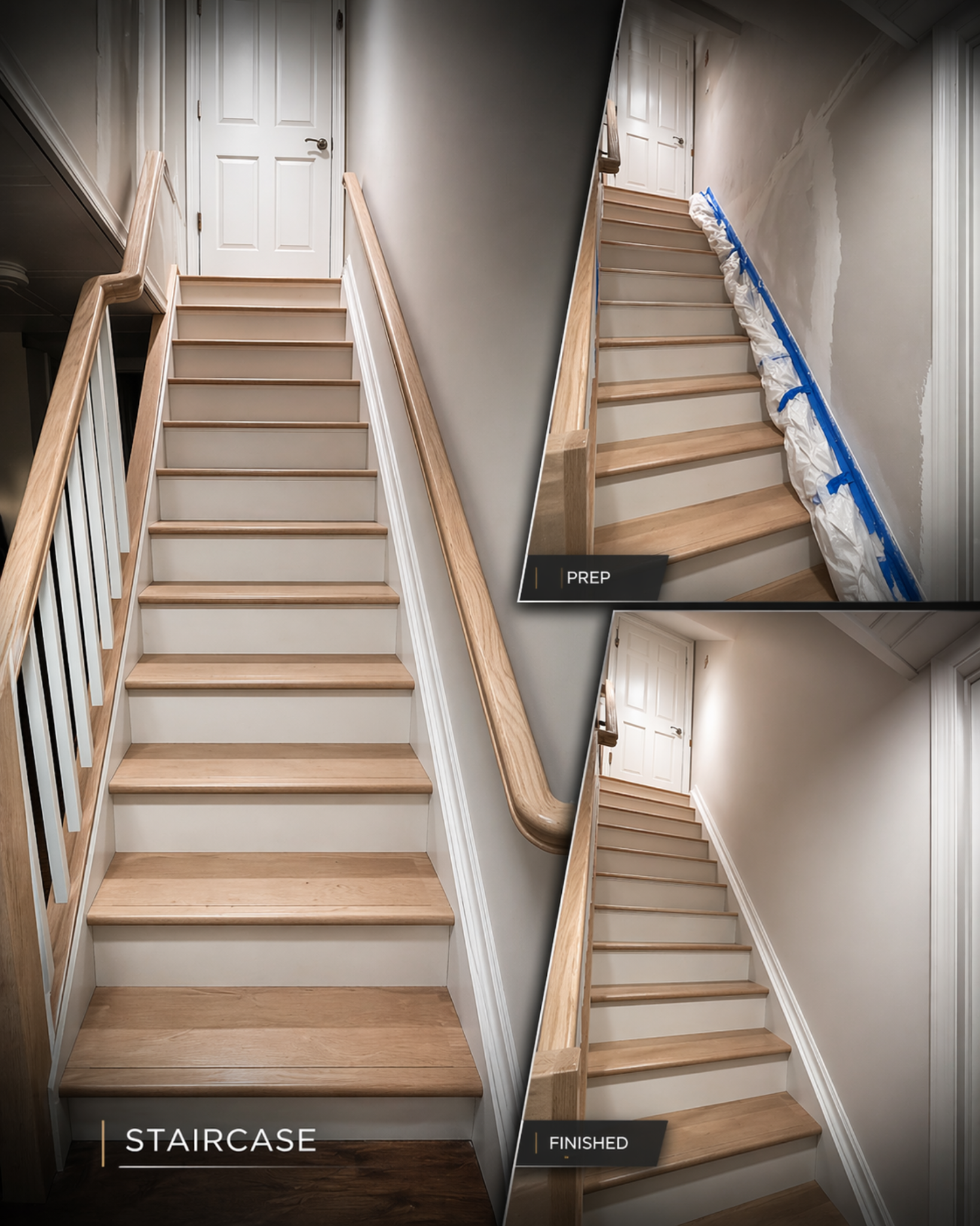 Finish detail staircase project